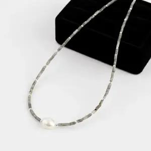 [신상오픈런]담수진주 비즈 알록달록 여름 스털링실버 원석목걸이 (29965281)