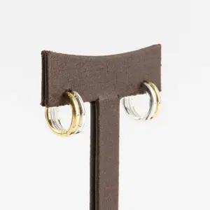 [신상오픈런]투톤 가락지 더블레이어 링귀걸이 스털링실버 (29965120)