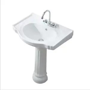 긴다리세면대 소형 엔틱 대형 일체형 세면기 이중 세면대