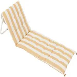 써니라이프 리클라이닝 비치 체어 망고 베이 골든 머스타드 스트라이프