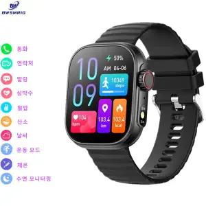 호환  스마트 워치 남성 여성 1.83 AMOLED 스크린 1000mAh 블루투스 통화 스포츠 피트니스 팔찌 IP68 방수