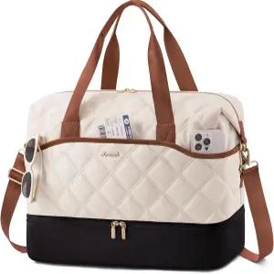 신발장이 있는 전달을 스포츠용 러브뷰 가방 야간 위한 개인 여성 더플백 가벼운 포켓이 병원 물품 젖은