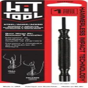 HIT 도구 도어 힌지 핀 제거 u2013 스프링 구동 펀치 스틸 페이스 해머 간편한 및 설치를 위한 소형 없는