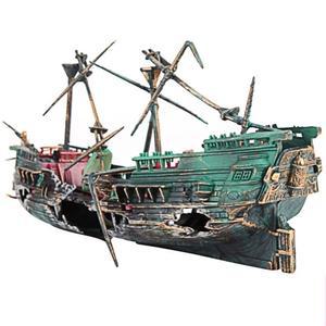 난파선 거북이어항꾸미기 거북이쉼터