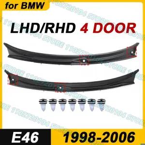 호환  E46 1998-2006 4도어 세단 320i 323i 325i 328i 330i M3 앞유리 와이퍼 카울 패널 커버 좌핸들LHD 51