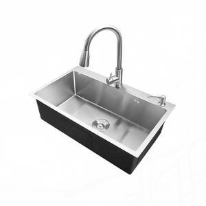 스텐 싱크볼 600 씽크볼 50X40 세면대 인테리어 하수구 매립형 스테인리스 수도꼭지