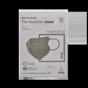 애니가드 더솔루션 마스크 KF94 새부리 대형 10매 (그레이)