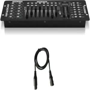 XPCLEOYZ 192 DMX 512 스테이지 DJ 라이트 컨트롤러 조명 파티 펍 나이트 클럽 KTV 무빙 헤드 (192DMX)