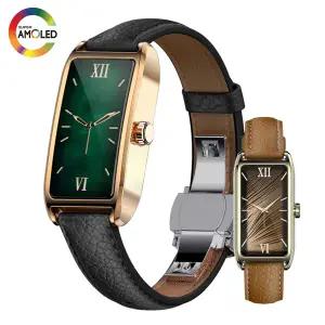 호환  2025 스마트워치 여성 충격 알람 시계 음성 통화 맞춤 배경화면 시계 스포츠 모니터링 팔찌