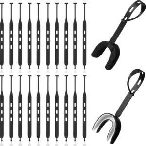 킹더 20개 축구 마우스 가드 테더 복싱 태권도 하키 농구 럭비 경기 헬멧용 전용 범용 교체 스트랩