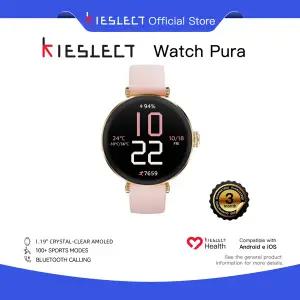 호환  Kieslect 레이디 콜링 AMOLED 스마트워치 푸라 - 안드로이드 iOS용 심박수 모니터가 탑재된 터치스크