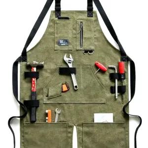 핸드폰 에이프런 과수원 튼튼한 어깨끈 앞치마 농업용 캔버스 방수