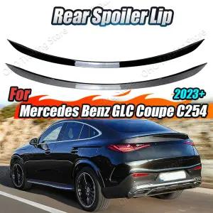 호환  메르세데스 GLC 쿠페 C254 GLC300 400 AMG 2023 2024 ABS 트림 트렁크 테일 윙 스포일러 바디 키트