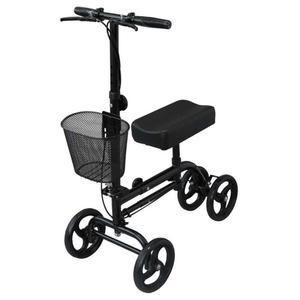 무릎 목발 보행기 장치 블랙 고령자 부상 기본모델 워커 보행 핸즈프리 장 골절