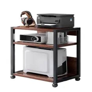 이동식 프린터 받침대 수납 복사기 바퀴 선반 복합기