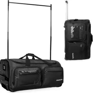 팬월리 23인치 댄스백 의류 선반 포함 업그레이드된 안정적인 시스템 및 원단 더 가볍고 마모에 강함