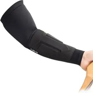 양궁 사격 보호를 위한 조절 가능한 터치 패스너가 있는 엘라스틱 암가드 경량 팔뚝 슬리브 프로텍터