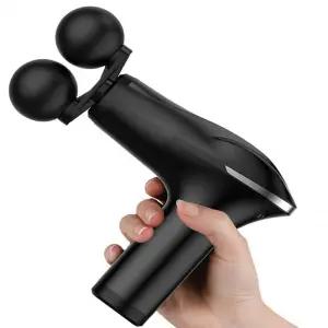 [원이안전] 미니 안마기 전동 듀얼헤드 마사지기 안마 듀얼 마사지건  (본품)