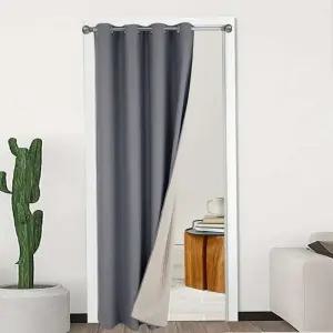 [원오안전] 현관 가림막커튼 암막 중문 바람막이 창문가리개   (본품)