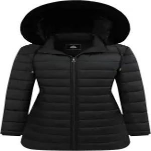 골드레이디스 여성용 방수 롱 다운 재킷 따뜻한 겨울 후드 패딩 코트 하이킹 아웃도어용으로 두꺼워짐