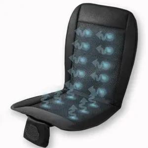 존테크 쿨링 카시트 커버 블랙 오토모티브 온도 조절 가능 편안한 쿠션 1팩