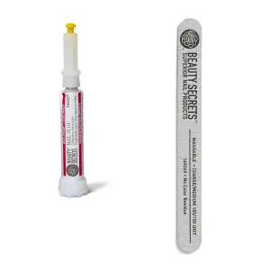 뷰티 시크릿 드립 및 막힘 방지 네일 (1팩) 지브라 쿠션 파일 미디엄 조잡한 180/100 그릿 바이