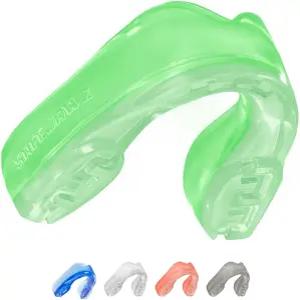 세이프자우즈 엘리먼트 듀얼 레이어 마우스가드 프리미엄 보호 성인 및 주니어 껌 쉴드 복싱 MMA 럭비 무술