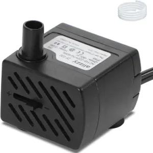 테이블탑 분수 수족관 고양이 및 조류 목욕을 위한 튜브와 조절 가능한 유량의 3W 소형 물 펌프 Alizzy 50