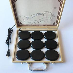 스톤 마사지 세트 6x8 에너지스톤 소형 8x8 안마 에스테틱 원형 전기