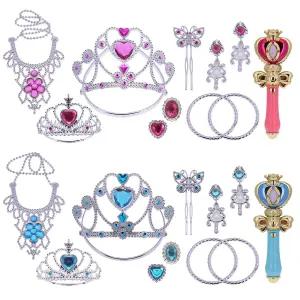 쥬얼리 왕관세트 여아완구 역할놀이 요술봉 공주놀이 완구 세트