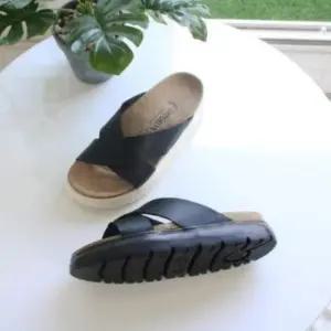 [신상오픈런]여성용 통굽 크로스 스트랩 캐주얼 샌들 (39079882)