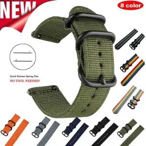 호환   시계 46mm3 45mm기어 S3 프론티어클래식 나일론 Smartwatch 시계 밴드 Wris 스트랩에 대한 22MM 캔