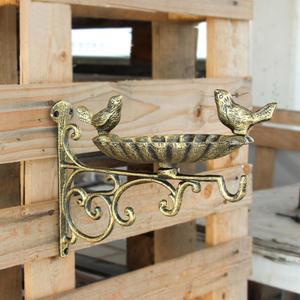 정원용품 버드피더 새집 또는 벽 골드 꽃 걸기위한 레트로 바구니 가있는 랜턴을 촛불