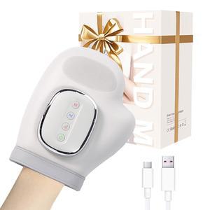 열 및 압박 기능이 있는 SPILVU Su7 핸드 마사지기 3 마사지 4 온도 5 모델 염 손목 터널용 여성/남성에게 이상적인 선물 DS-DV