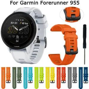 호환  Garmin Forerunner 955 945 745 Garmin Fenix 6 Pro 5 Plus 7 Epix 손목 밴드 용 22mm 실리콘 시계