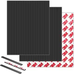 미니 공예를 위한 끈적끈적한 접착식 백킹이 있는 작은 자성 테이프. 미리 자르는 얇은 자석 스트립폭 1/4