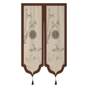 그린 고양이 동물 패브릭 노렌 가림막 코알 일러스트 가리개 커튼