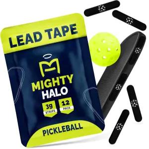 피클볼 패들을 위한 마이티 헤일로 리드 테이프 프리컷 3g 스트립 플라스틱 코팅 고성능 접착 중량