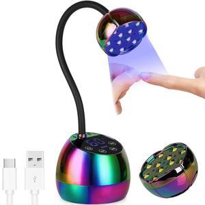 PHain U V LED 네일 램프 젤 x 네일용 36W 미니 무선 플래시 구세넥 휴대용 라이트 드라이어 오토 센서 3 타이머 및 가정용 DIY용 LCD 디스플레이