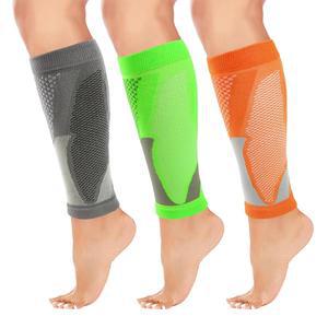 6월 3일 운동 사 업무 지원 여행 비행 스포츠를 위한 남녀용 종아리 압박 슬리브 페어링