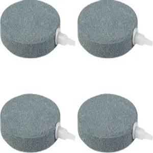 아쿠아닛 에어 스톤 디스크 4팩 에어레이터 버블 디퓨저 수경 재배용 펌프 액세서리 수족관 어항 연못 DWC