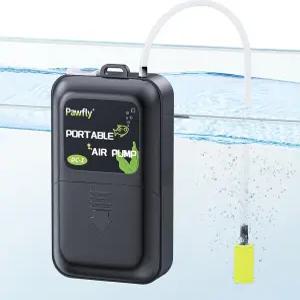 포플라이 수족관 배터리 에어 펌프 40 GPH 산소 5~30갤런 어항용 휴대용 에어레이터 야외 낚시 및 어류