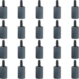 나노 에어 펌프용 소형 양동이와 어항을 위한 포플라이 수족관 1인치 스톤 실린더 그레이 버블 디퓨저 산소