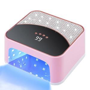 JYDFYP 268W UV LED 네일 램프 4 타이머 45Pcs 비드와 자동 센서 고속 경화 아트 도구가 포함된 매니 건조기용