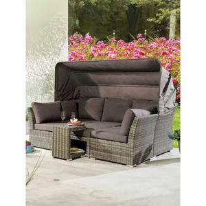 야외 등나무 소파 발코니 테라스