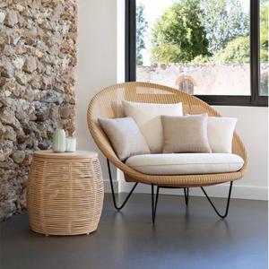 야외 라탄소파 베란다 야외라탄의자 정원 쿠션 카페 쇼파