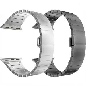 호환   Watch Ultra 8 7 6 5 4 3 SE 용 금속 팔찌 iWatch 49mm 45mm 44mm 42mm 41mm 40mm 38mm 밴드 용 스