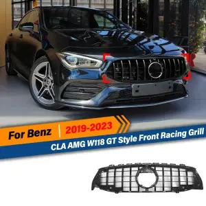 호환  메르세데스 CLA AMG W118 C118 CLA180 200 250 CLA45 35 2019 2020 2021 2022 2023 GT 스타일 그릴
