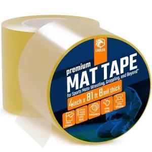 레슬링 그래플링 체조 주짓수 MMA 플로어용 투명 매트 테이프 3인치 또는 4인치 1 2 3팩 운동용 폼 타일