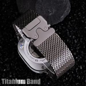 호환  간격 없음 시계 울트라 47mm 밴드 시계 7 울트라 47MM 방수 팔찌 럭셔리에 대한 순수 티타늄 스트랩